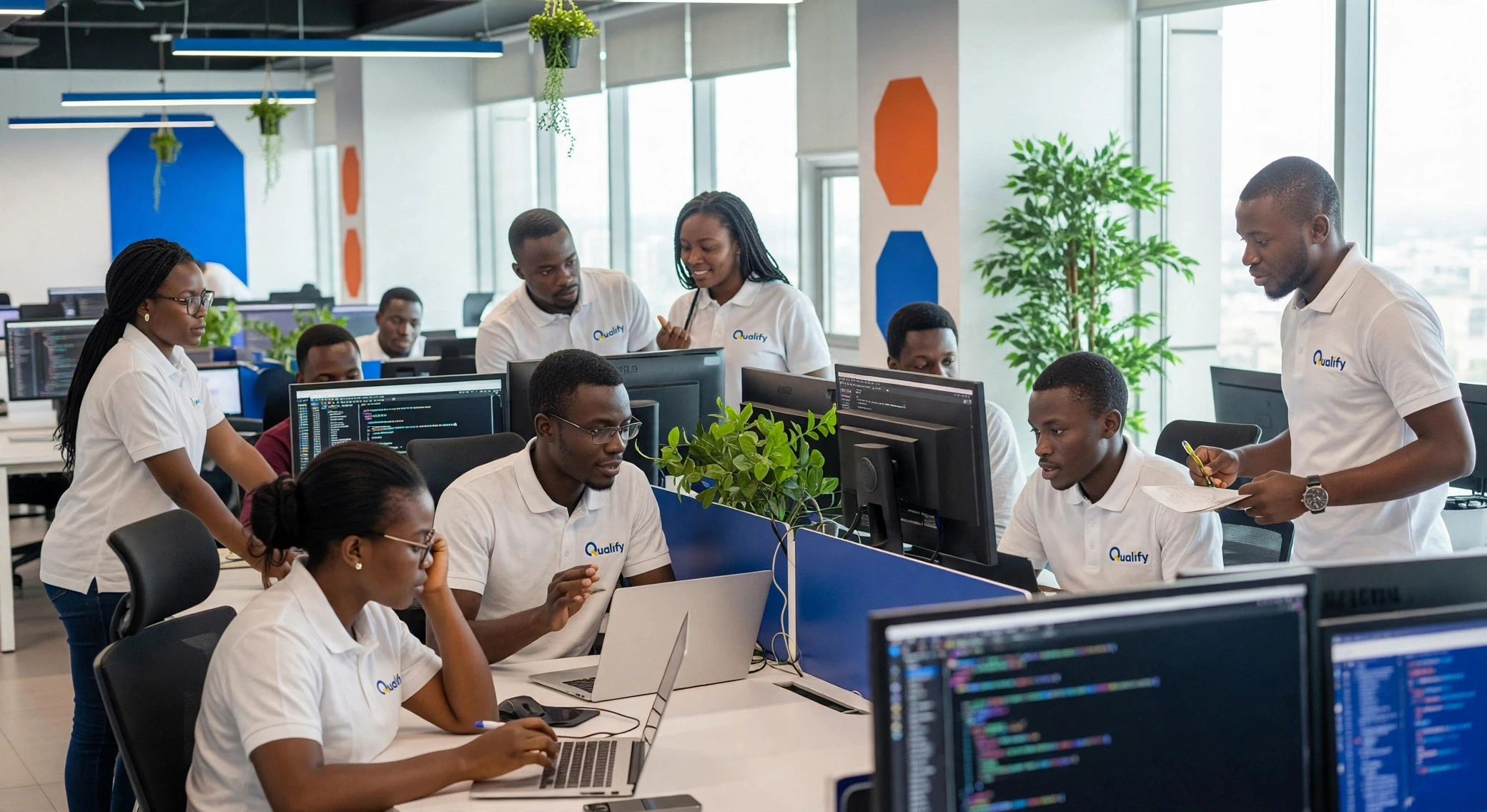 Développeurs Qualify Talent au travail à Abidjan